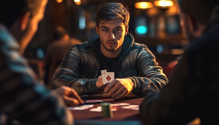 Studio dealer langsung SA Gaming dengan multi-kamera dan dealer profesional